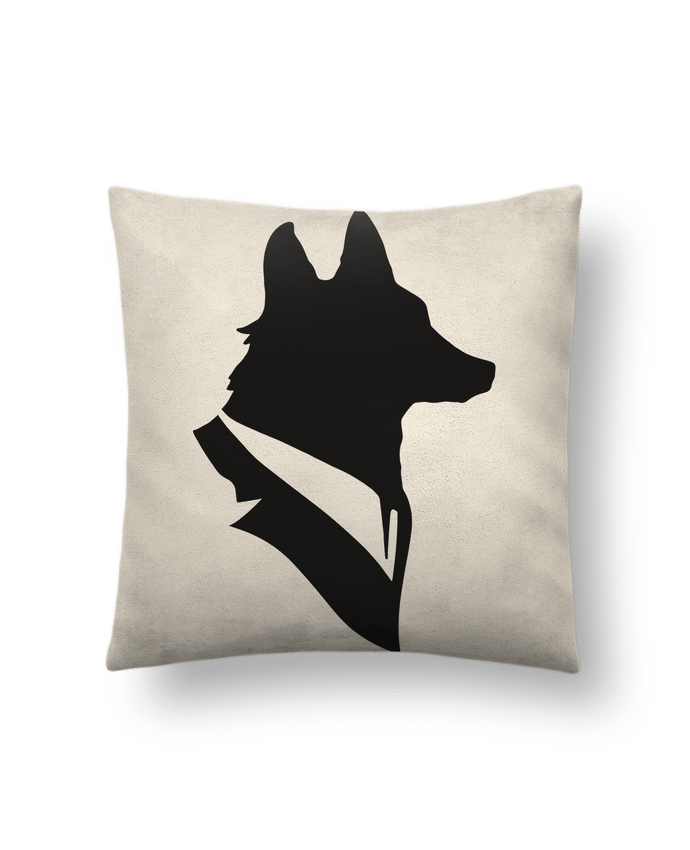 Cushion suede touch 45 x 45 cm Mr Fox by Florent Bodart