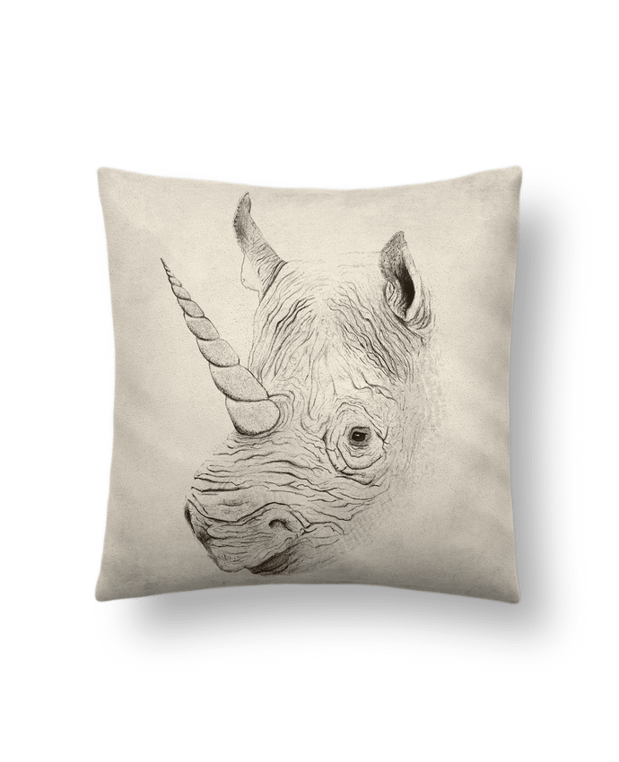 Cushion suede touch 45 x 45 cm Rhinoplasty by Florent Bodart