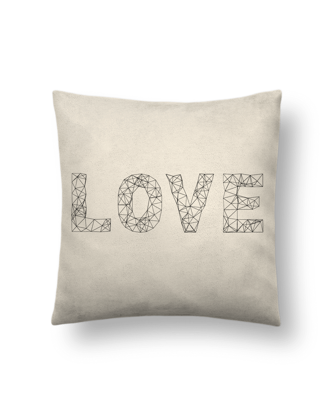 Coussin suédine Love par na.hili