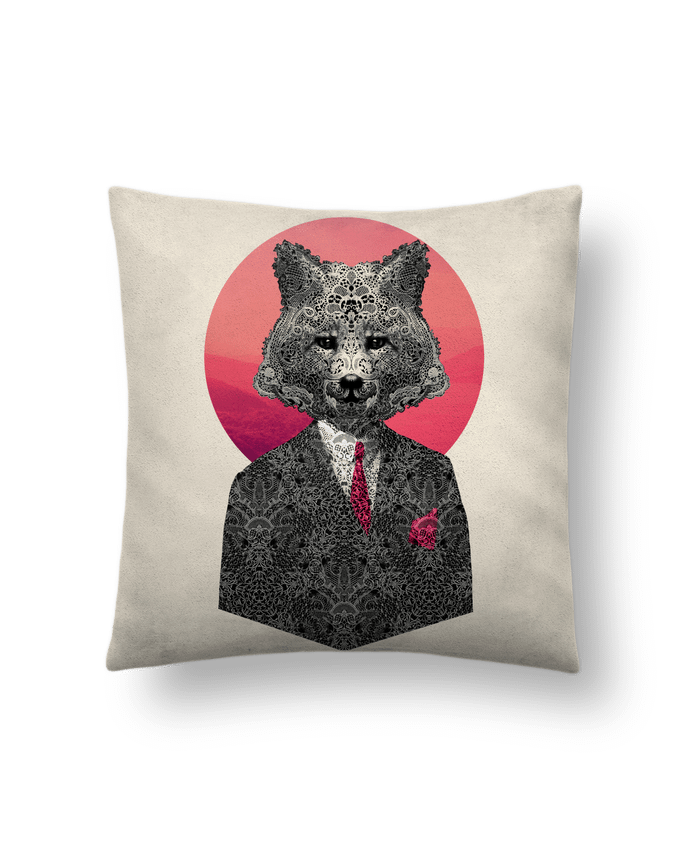 Cushion suede touch 45 x 45 cm Very Important Fox by ali_gulec