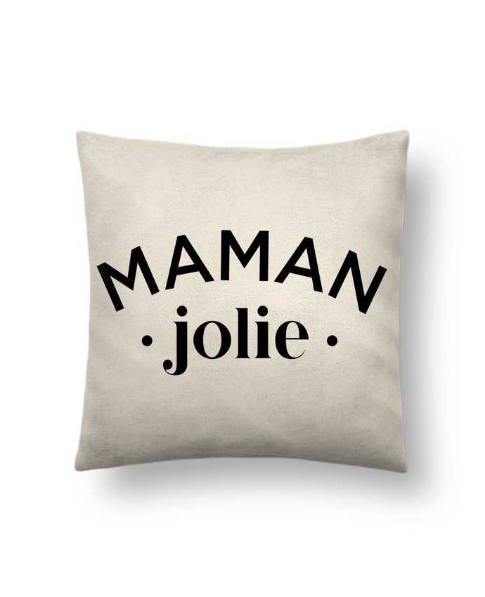 Coussin suédine Maman jolie par tunetoo