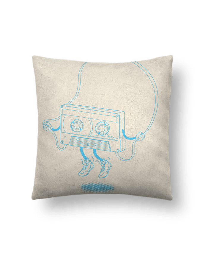 Cushion suede touch 45 x 45 cm Jumping tape by flyingmouse365