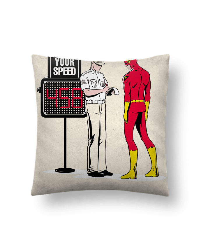 Cushion suede touch 45 x 45 cm Speed Trap by flyingmouse365