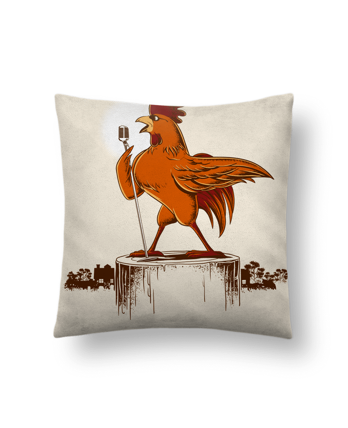 Cushion suede touch 45 x 45 cm Morning Concert by flyingmouse365