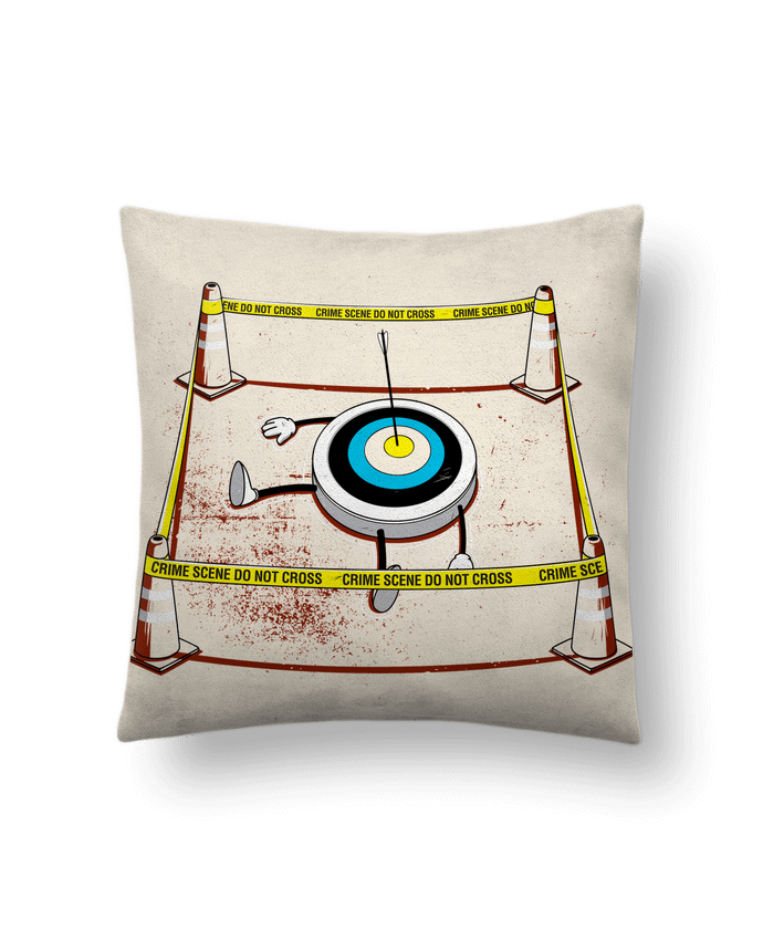 Cushion suede touch 45 x 45 cm Murdered by flyingmouse365