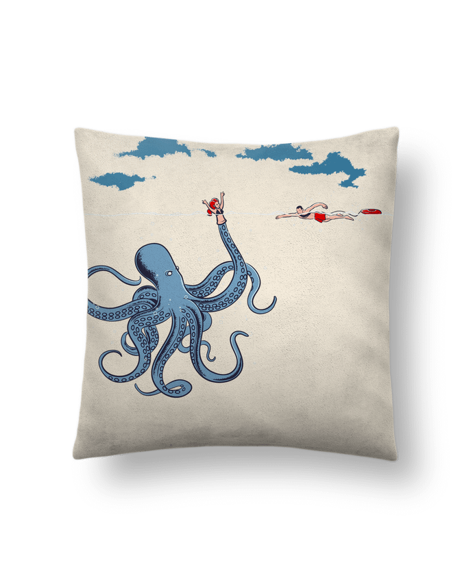 Cushion suede touch 45 x 45 cm Octo Trap by flyingmouse365