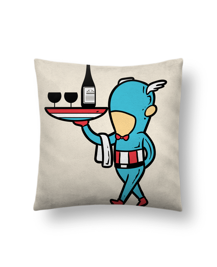 Cushion suede touch 45 x 45 cm Restaurant by flyingmouse365