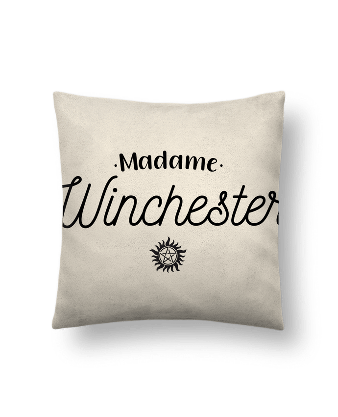 Coussin suédine Madame Winchester par La boutique de Laura