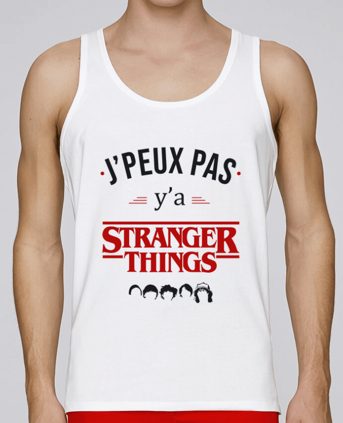 Débardeur homme J'peux pas y'a Stranger Things par La boutique de Laura 100% coton bio