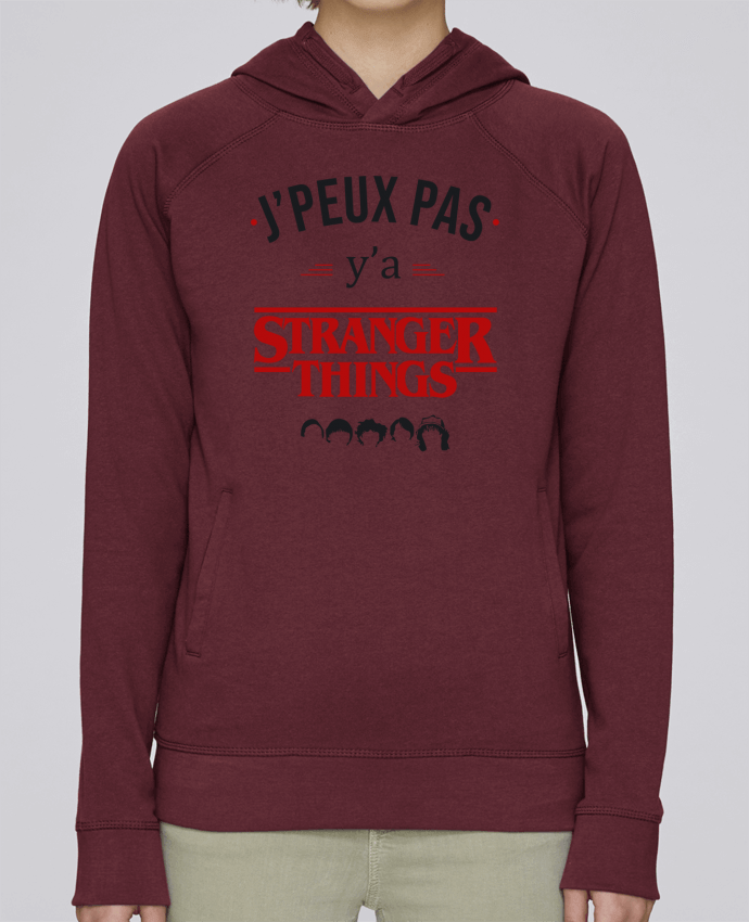 Sweat capuche femme J'peux pas y'a Stranger Things par La boutique de Laura