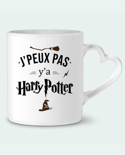 Mug coeur J'peux pas y'a Harry Potter par La boutique de Laura