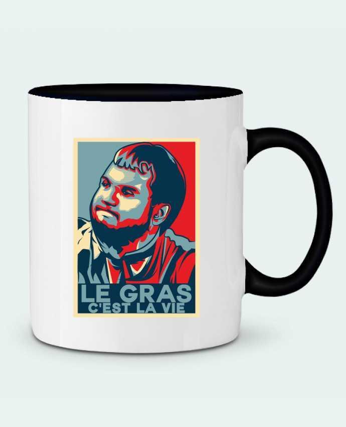 Mug bicolore Karadoc Kaamelott PTIT MYTHO