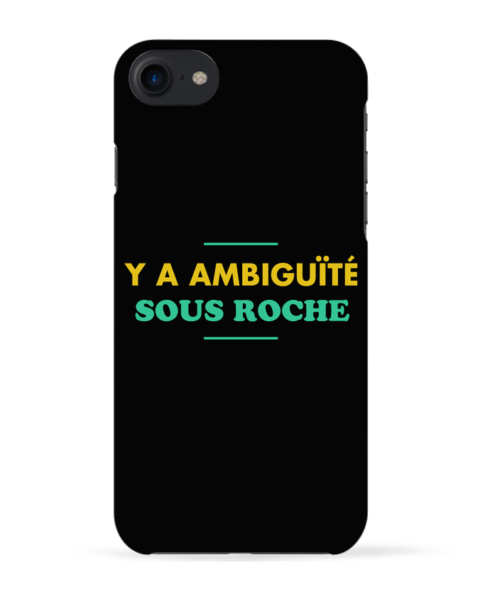 COQUE 3D Iphone 7 Y'a ambiguïté sous roche de tunetoo