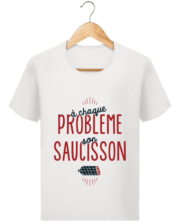  T-shirt Homme vintage Saucisson apéro par PTIT MYTHO