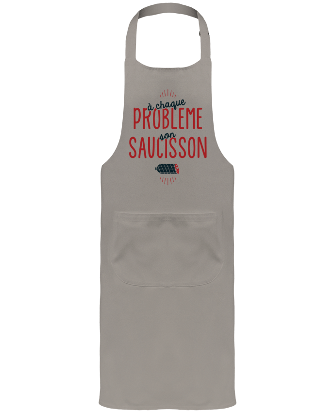 Tablier avec poches Saucisson apéro par PTIT MYTHO