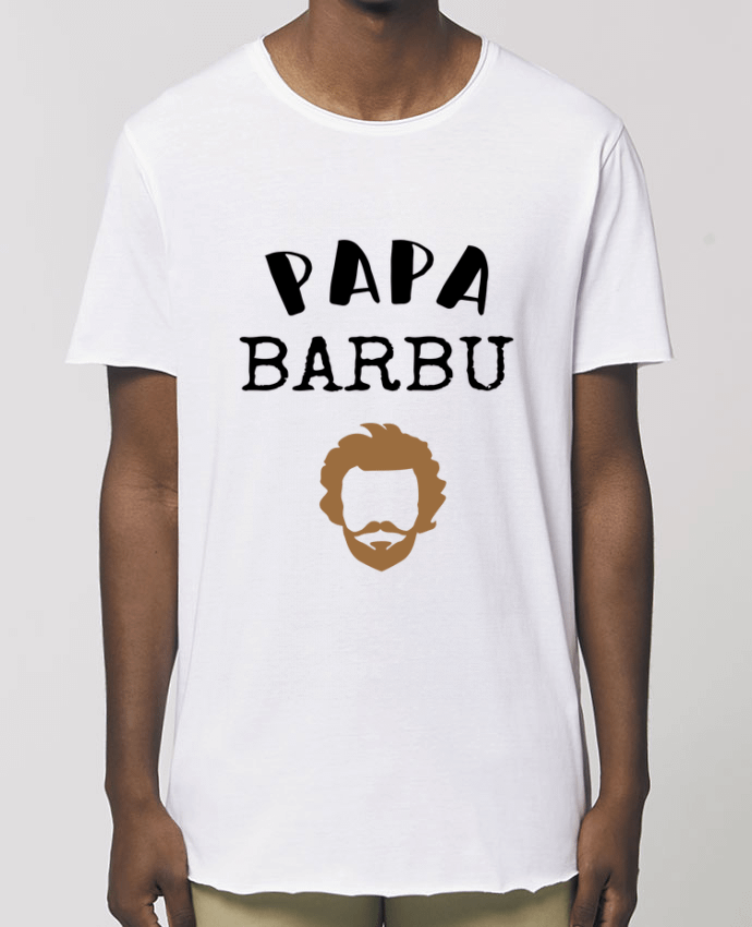 Tee-shirt Homme Papa barbu cadeau homme avec barbe fête des pères Par  FAPROD