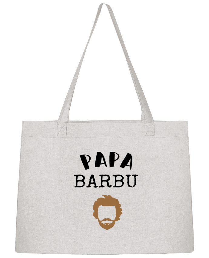 Sac Shopping Papa barbu cadeau homme avec barbe fête des pères par FAPROD