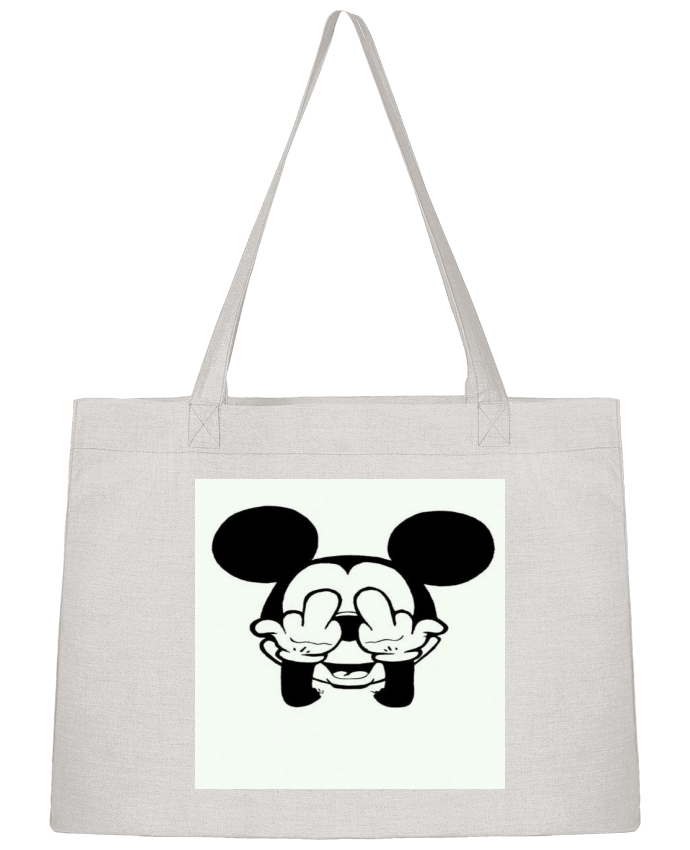 Shopping tote bag Stanley Stella Vetement mickey doigt d'honneur by mateo