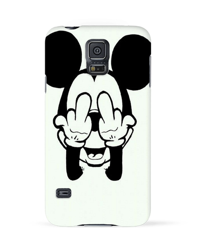 Case 3D Samsung Galaxy S5 Vetement mickey doigt d'honneur by mateo