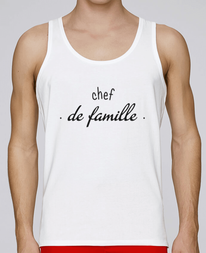 Débardeur homme Chef de famille - Papa par tunetoo 100% coton bio