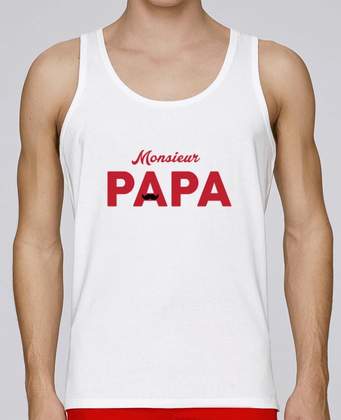 Débardeur homme Monsieur Papa par tunetoo 100% coton bio