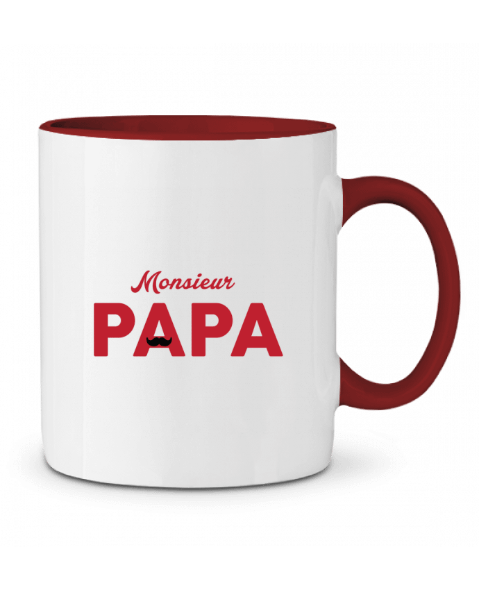 Mug bicolore Monsieur Papa tunetoo