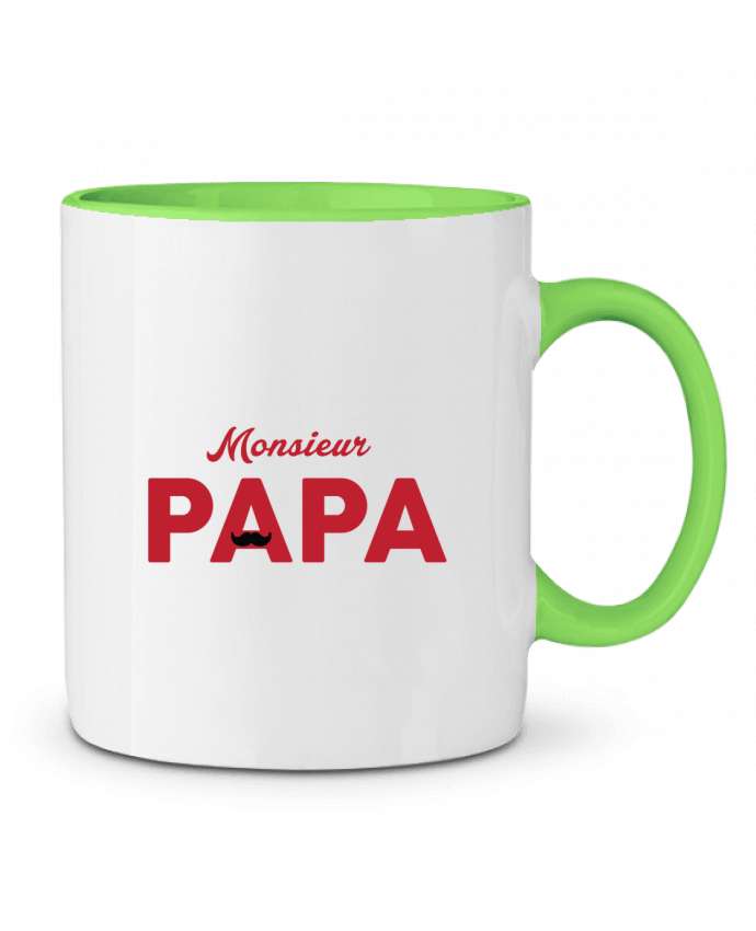 Mug bicolore Monsieur Papa tunetoo