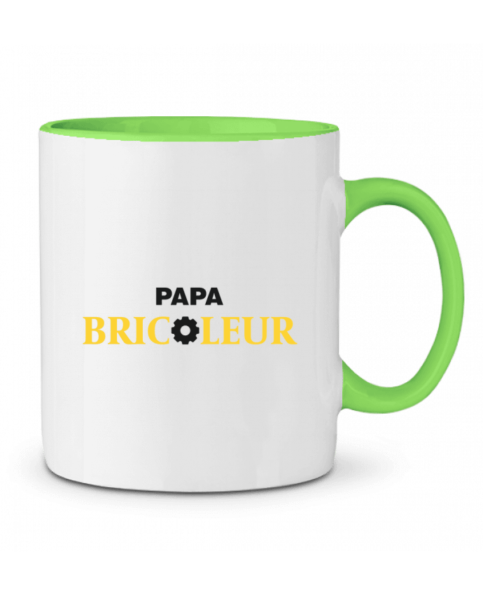 Mug bicolore Papa bricoleur tunetoo