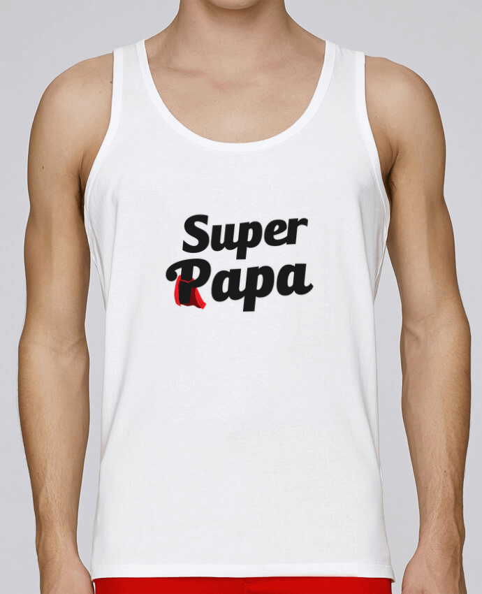 Débardeur homme Super Papa par tunetoo 100% coton bio