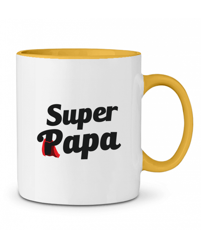 Mug bicolore Super Papa tunetoo