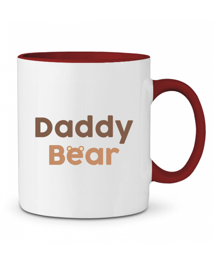 Mug bicolore Daddy Bear - Papa Ours tunetoo