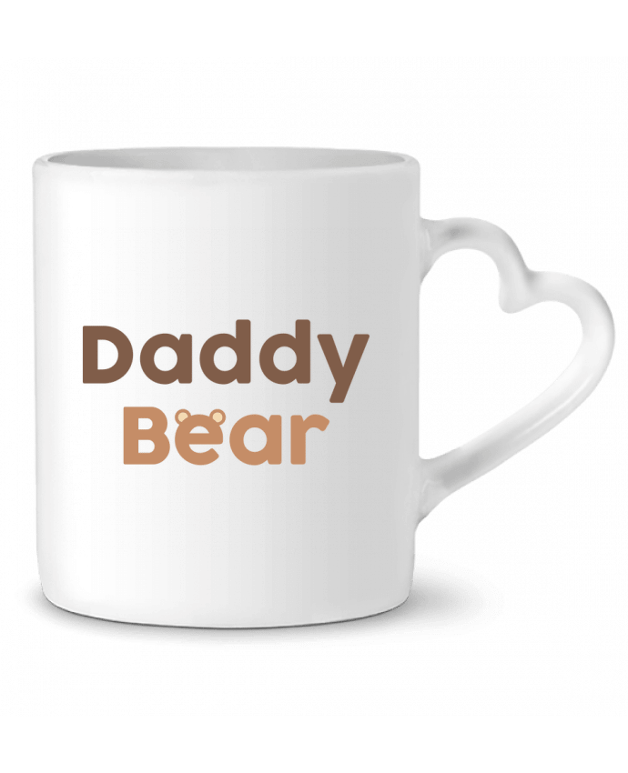 Mug coeur Daddy Bear - Papa Ours par tunetoo