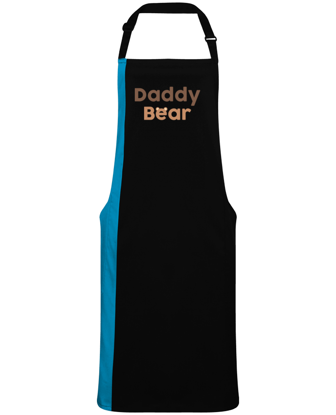 Tablier bicolore Daddy Bear - Papa Ours par  tunetoo