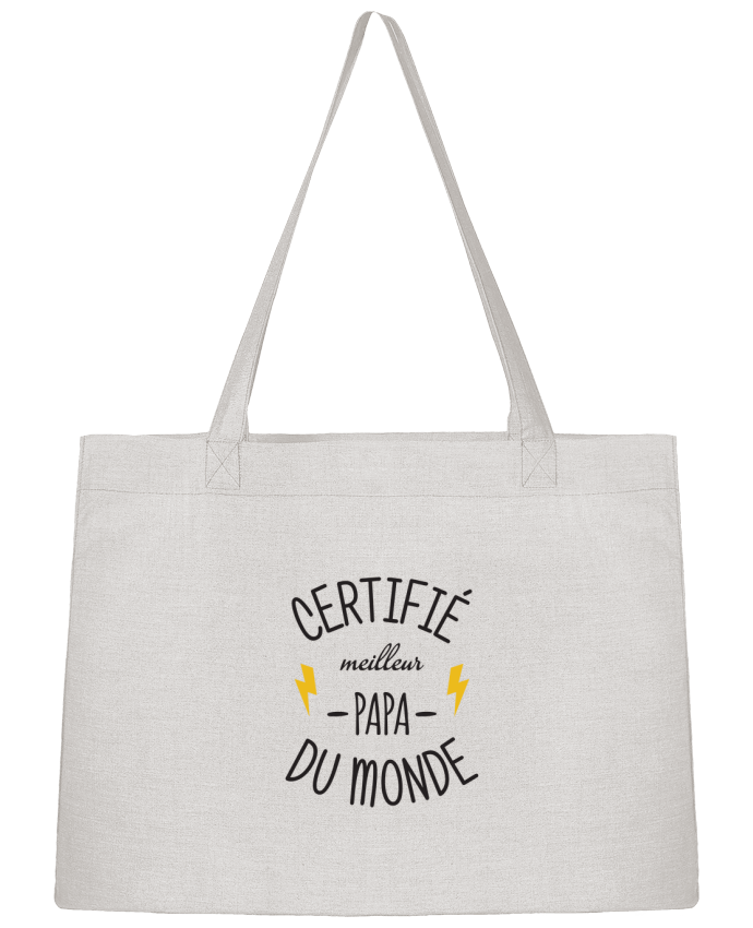Sac Shopping Certifié meilleur papa du monde par tunetoo
