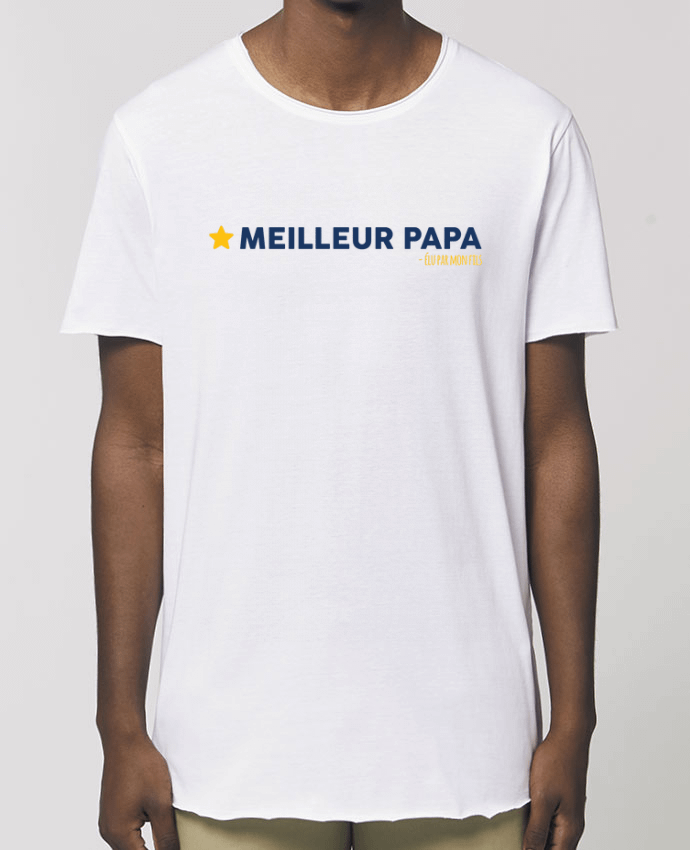 Tee-shirt Homme Meilleur papa élu par mon fils Par  tunetoo