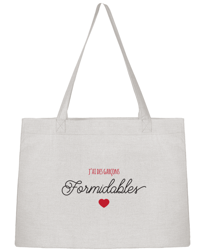 Sac Shopping J'ai des garçons formidables - Papa Maman par tunetoo