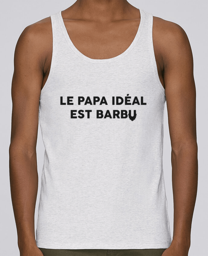 Débardeur homme Le papa idéal est barbu par tunetoo 100% coton bio