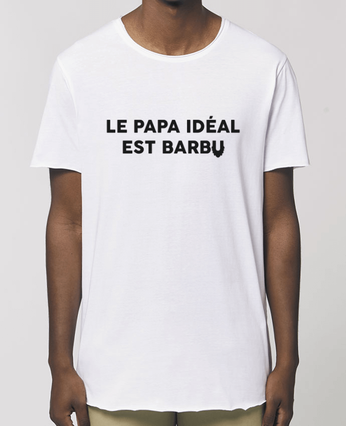 Tee-shirt Homme Le papa idéal est barbu Par  tunetoo