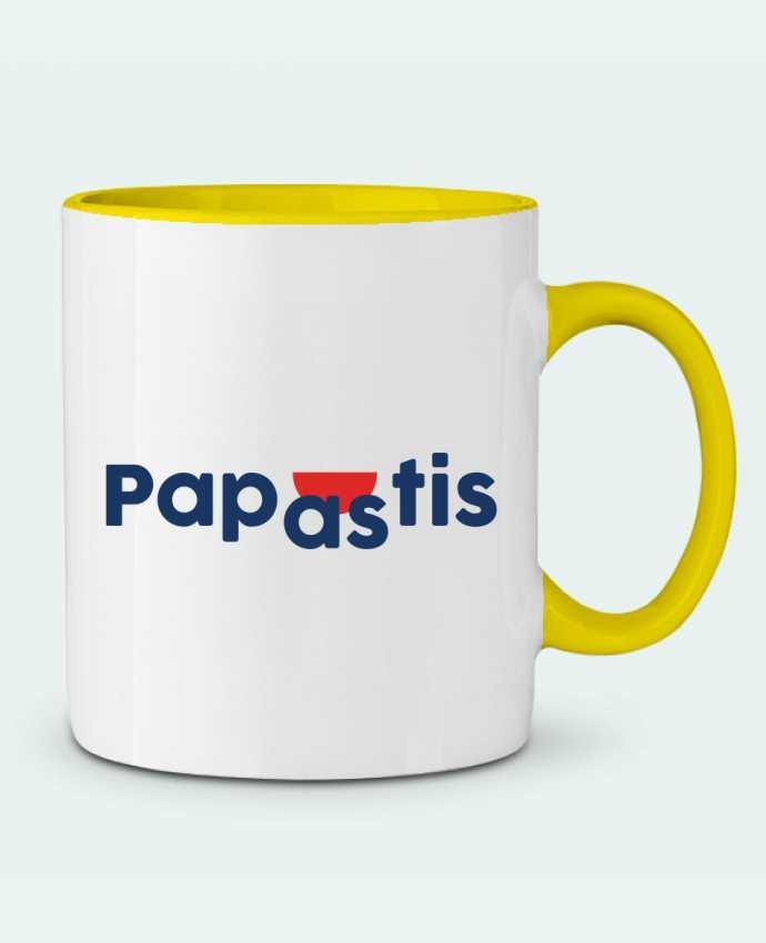 Mug bicolore Papa-stis tunetoo