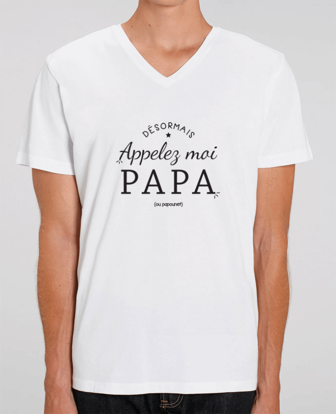 T-shirt homme Appelez moi papa par tunetoo