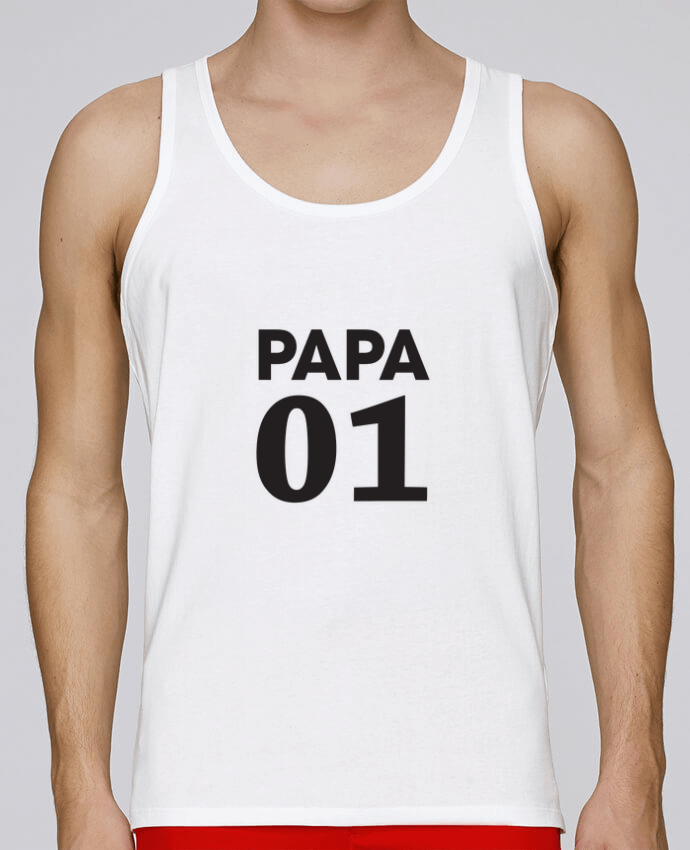 Débardeur homme Papa 01 par tunetoo 100% coton bio