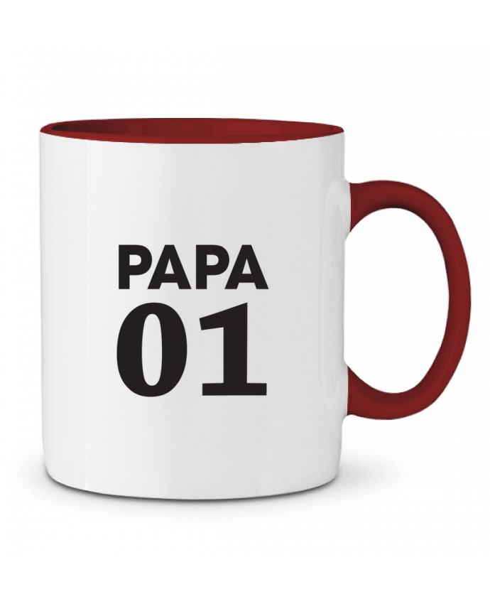 Mug bicolore Papa 01 tunetoo