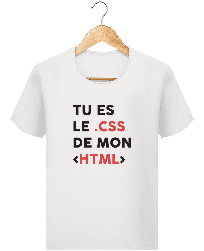  T-shirt Homme vintage Le CSS de mon HTML par tunetoo