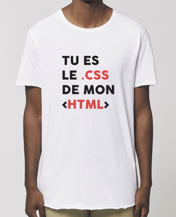 Tee-shirt Homme Le CSS de mon HTML Par  tunetoo