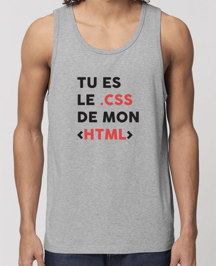 Men\'s tank top Stanley Specter Le CSS de mon HTML Par tunetoo