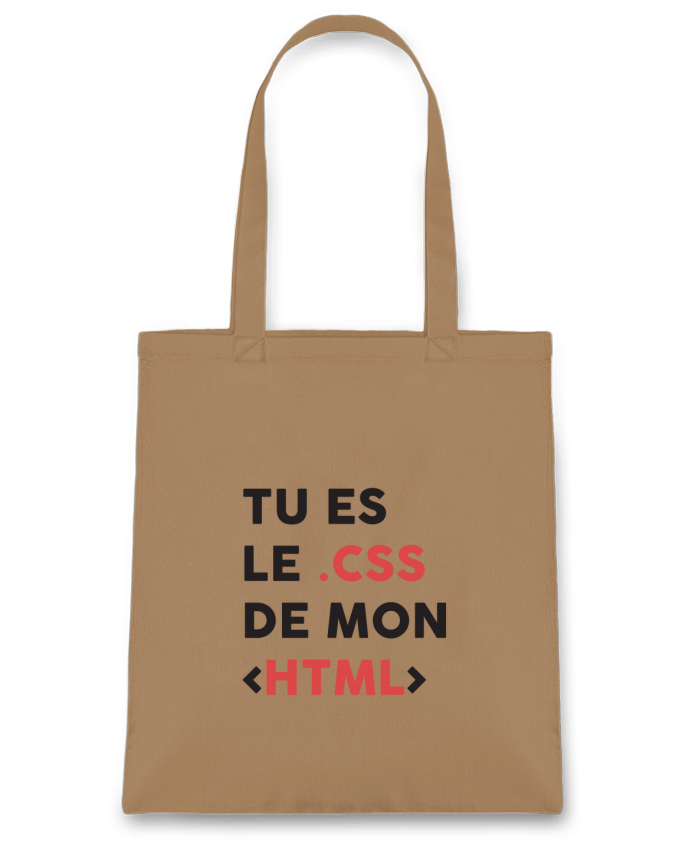 Tote Bag cotton Le CSS de mon HTML by tunetoo