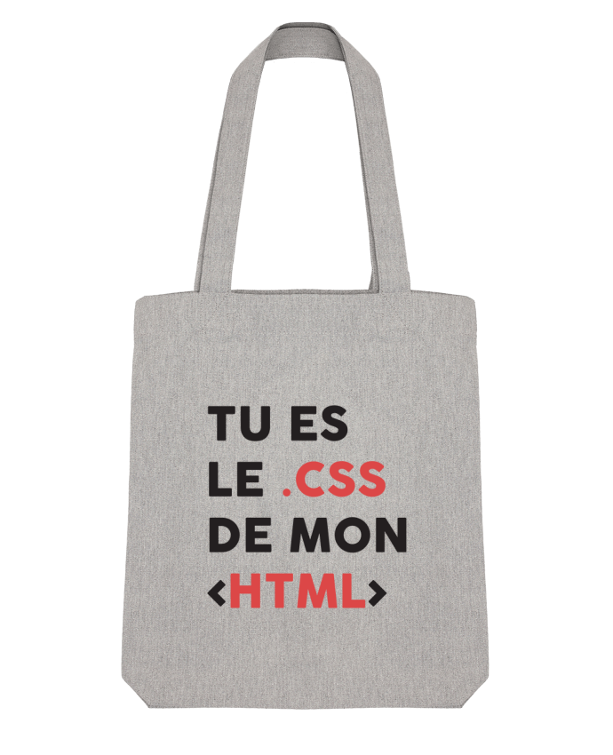 Tote Bag Stanley Stella Le CSS de mon HTML by tunetoo 