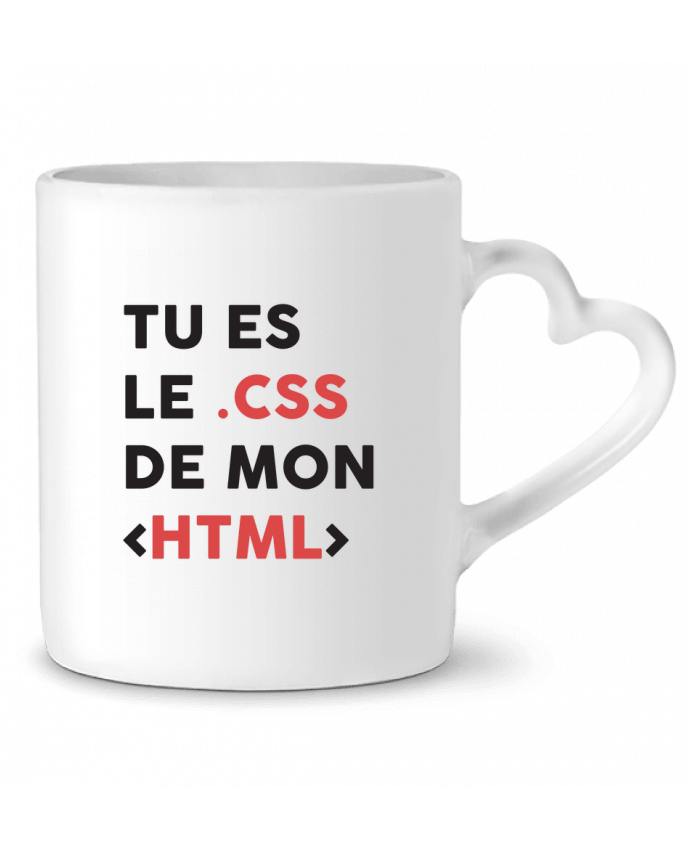 Mug coeur Le CSS de mon HTML par tunetoo