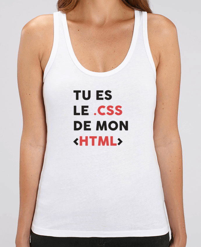 Camiseta de Tirantes  Mujer Stella Dreamer Le CSS de mon HTML Par tunetoo