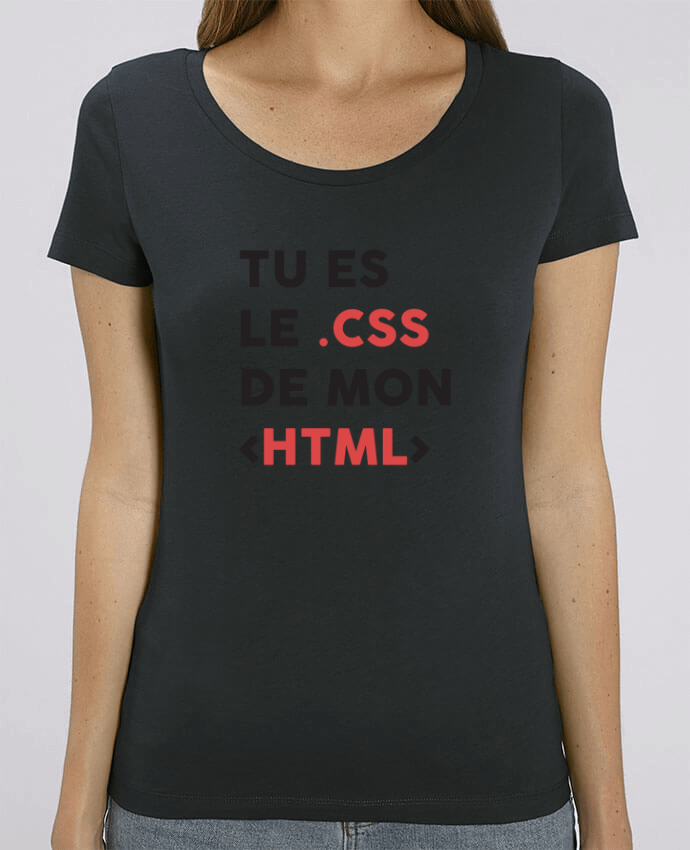 Essential women\'s t-shirt Stella Jazzer Le CSS de mon HTML by tunetoo